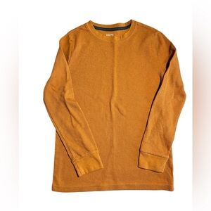 Sonoma Boys Long-Sleeve Top, Dark Mustard Color, Size Youth M
